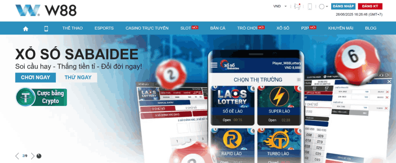 xổ số online W88