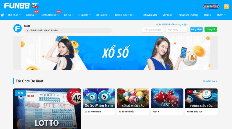 xổ số Fun88