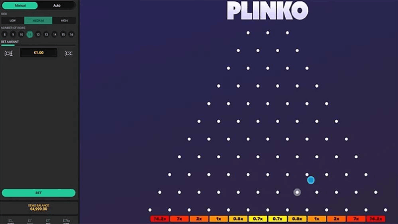 Plinko game